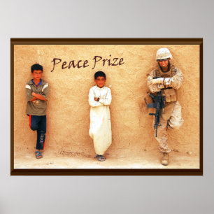 Poster Prix de la paix Hommage militaire
