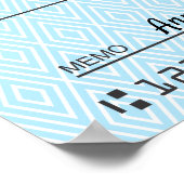 Poster Prix de la prime de charité pour chèque de fausse  (Coin)