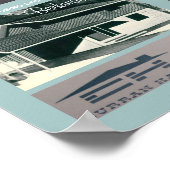 Poster Prix Design 1957 Lauréat Mid-Century Modern House (Coin)