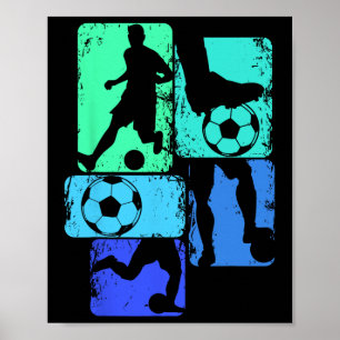 Poster Prix du gagnant de football fantastique