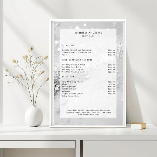 Poster Prix du Salon de Parties scintillant moderne