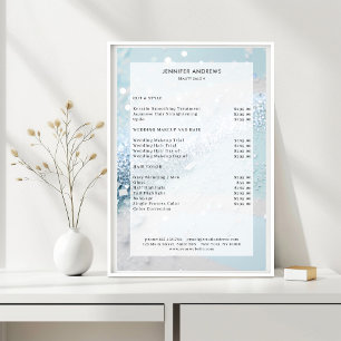 Poster Prix du Salon de Parties scintillant moderne