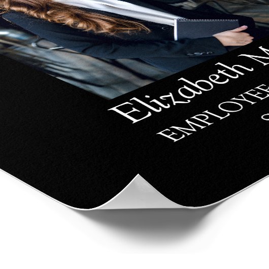 Poster Prix Monogramme ou Ajouter un logo Entreprise Empl (Coin)