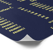 Poster Prix universel personnalisable. (Coin)