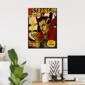 POSTER PRIX VINCENT COMME DR STRANGE RETRO COMIC COVER (Bureau à domicile)