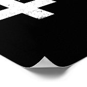 Poster Pro-Cats Pro-Choice Pro-Feminisme - blanc - (Coin)