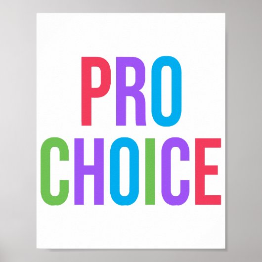 Poster Pro-Choice Roe contre Wade Feminist Women's Rights (Devant)