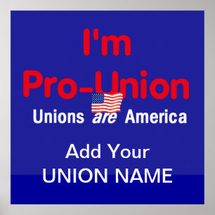 Poster Pro copie d'AFFICHE des syndicats