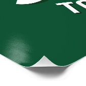 Poster Pro Golfer NAME Golf Trophée Tournoi de golf (Coin)