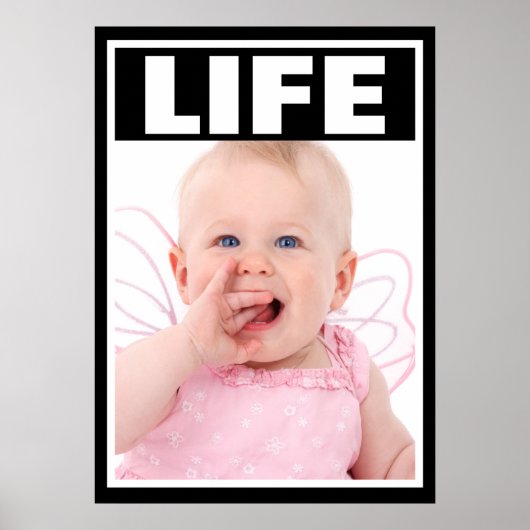 POSTER PRO-LIFE BABY GIRL PINK INFANT LIFE (Devant)