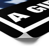 POSTER PRO-LIFE CUTE SOURIRE SYNDROME BÉBÉ VIE (Coin)