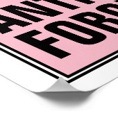 Poster Pro-Life est une naissance forcée anti-femme (Coin)