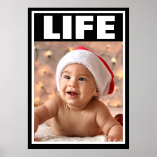 POSTER PRO-LIFE SOURIRE BÉBÉ GARÇON VIE INFANTE
