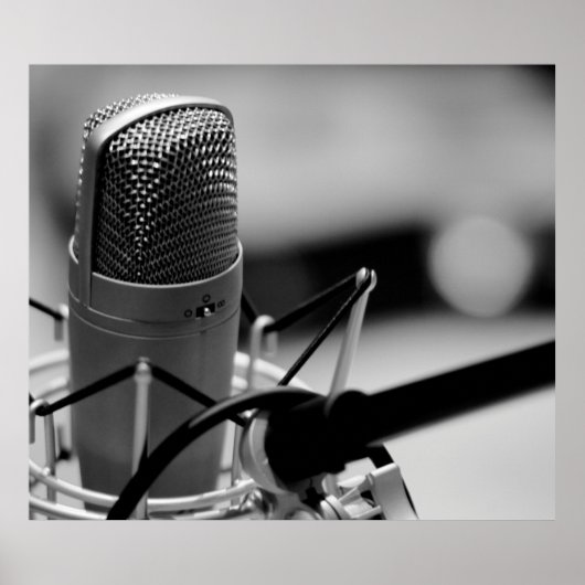 POSTER PRO MICROPHONE (Devant)