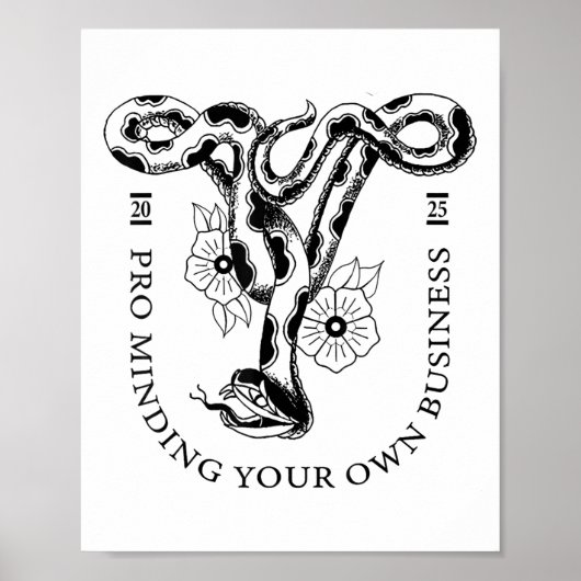 Poster Pro Minding Your Prown Business 2025 (Devant)