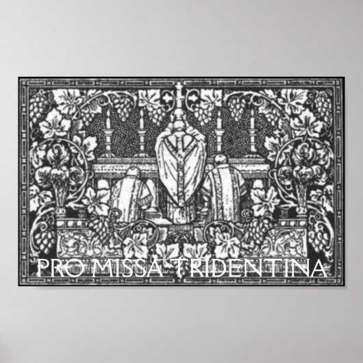 POSTER PRO MISSA TRIDENTINA (Devant)