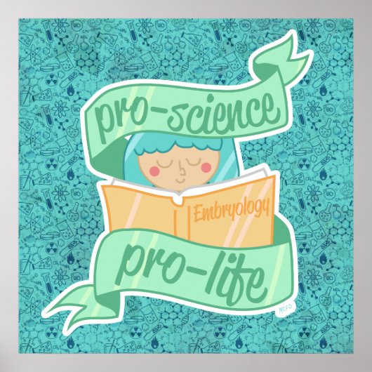 poster "Pro-science, Pro-life" (Voorkant)