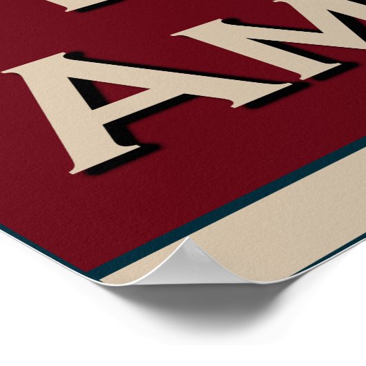 Poster Pro-Union 1940's Design (Coin)