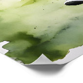 Poster Pro Woman Golfer - Golf Art Imprimer (Coin)