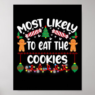 Poster Probable de haïr ce Noël de pyjama de Noël