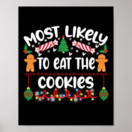 Poster Probable de haïr ce Noël de pyjama de Noël (Devant)