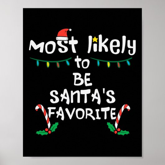 Poster Probablement Santas Favorite Noël Noël Match de fa (Devant)