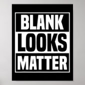 Poster Problème d'apparence (Devant)