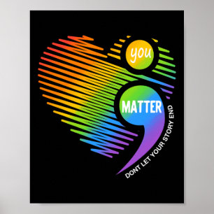 Poster Problème Ne laissez pas votre histoire terminer le