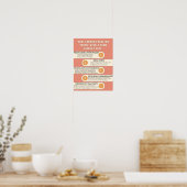 Poster Problèmes courants d'une allergie au maïs (Cuisine)