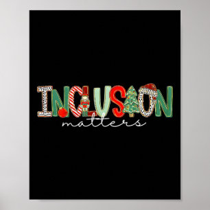 Poster Problèmes de Noël pour l'inclusion Enseignant Sped