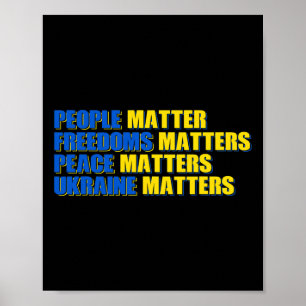 Poster Problèmes de personnes Libertés Problèmes Paix Pro