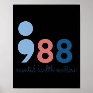 Poster Problèmes de santé mentale