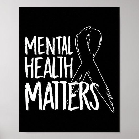 Poster Problèmes De Santé Mentale Conception Suicide Pour (Devant)