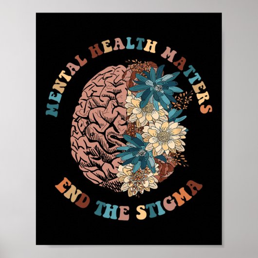Poster Problèmes de santé mentale de la stigmatisation Se (Devant)