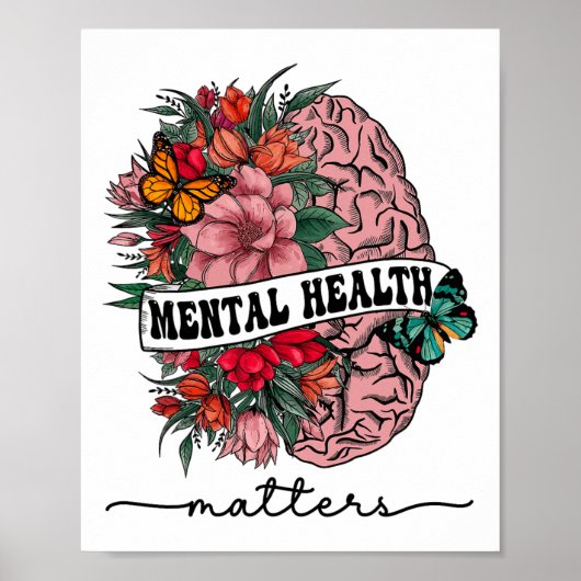 Poster Problèmes de santé mentale de la stigmatisation Se (Devant)