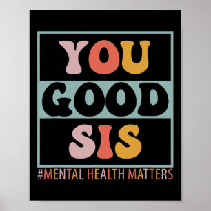 Poster Problèmes De Santé Mentale Du Sis