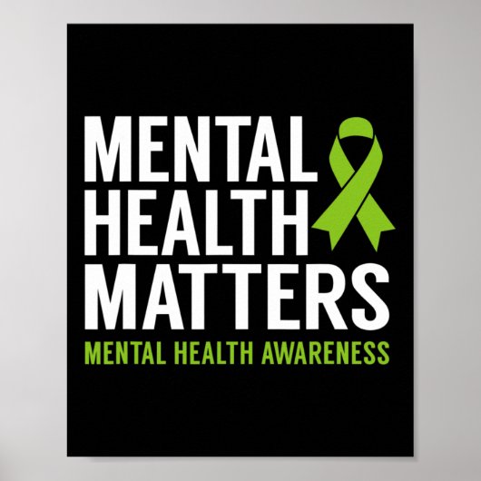 Poster Problèmes de santé mentale Hommes Femmes Enfants S (Devant)