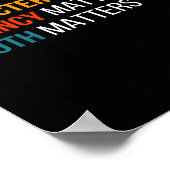 Poster Problèmes Décence S Vérité S Amérique 2020 (Coin)