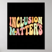Poster Problèmes d'inclusion Éducation spéciale Autisme (Devant)