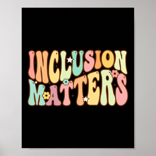 Poster Problèmes d'inclusion Éducation spéciale Autisme (Devant)