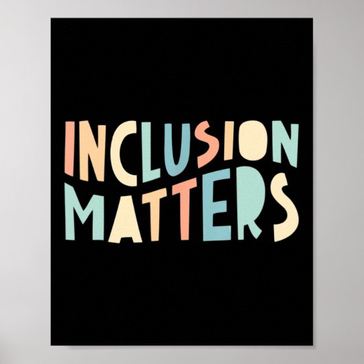 Poster Problèmes d'inclusion Éducation spéciale Autisme (Devant)