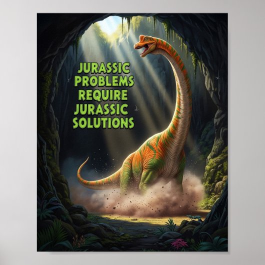 Poster Problèmes Jurassiques (Devant)