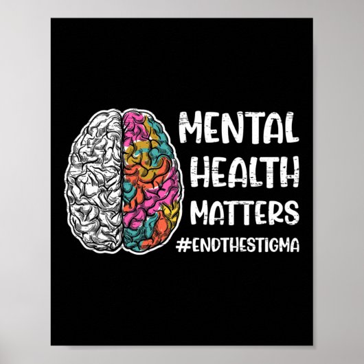 Poster Problèmes mentaux (Devant)