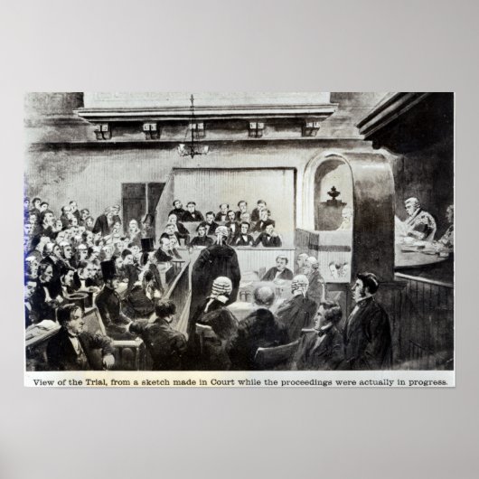 Poster Procès de Madeleine Smith, 1857 (Devant)