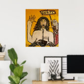 POSTER PROCÈS DE SORCIÈRE RASTA COUPABLE (Bureau à domicile)
