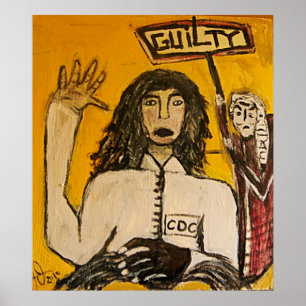 POSTER PROCÈS DE SORCIÈRE RASTA COUPABLE