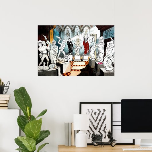 Poster Procès d'impeachment de Trump (Bureau à domicile)