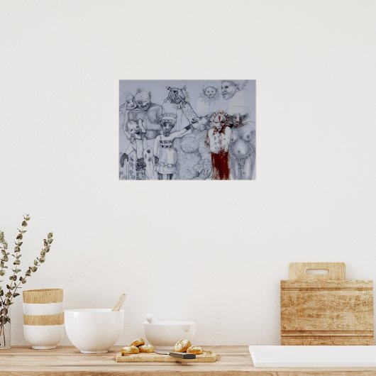 Poster Procession (Cuisine)