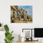 Poster Procession à Jaffa | Gustav Bauernfeind | (Bureau à domicile)
