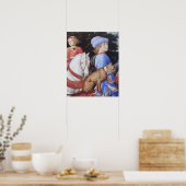 Poster Procession de Magus Melchior, Cheval, Chat sauvage (Cuisine)